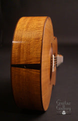 Lowden S35Mc fiddleback mahogany guitar end