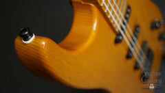 Marchione solid body electric guitar detail