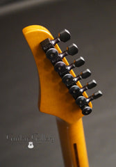 Marchione solid body electric guitar headstock back