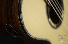 Tony Vines SX guitar radial purfling detail