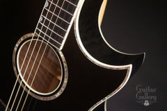 Taylor DDSM black guitar cutaway