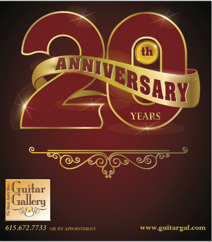 20th Anniversary Guitars at Guitar Gallery