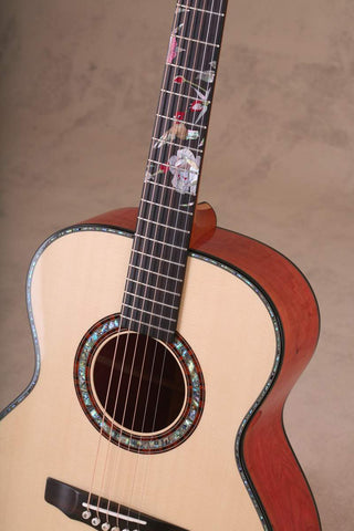 Olson SJ Pink Ivory guitar