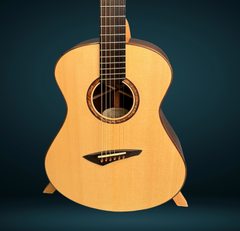 Bashkin OM royal Ebony guitar with Italian spruce top