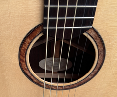 Bashkin OM royal Ebony guitar rosette