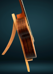 Bashkin OM royal Ebony guitar side