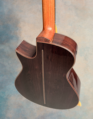G R Bear SJc guitar African Blackwood back