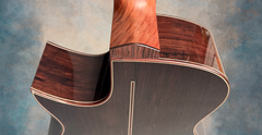 G R Bear SJc guitar wenge heel cap