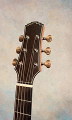G R Bear SJc guitar headstock
