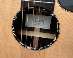 G R Bear SJc guitar rosette