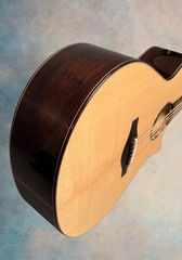 Rye Bear SJ-c guitar spruce top with cross silking