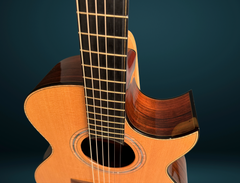 Beauregard OMc guitar ebony fretboard