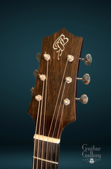 Borges L-00 Madagascar rosewood guitar headstock