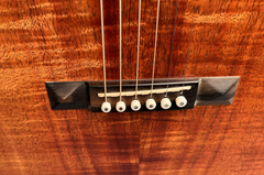 Branzell Tone Top All Koa guitar ebony pyramid bridge