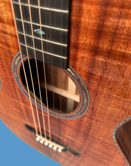 Branzell Tone Top All Koa guitar detail