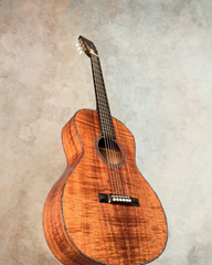 Branzell Tone Top All Koa guitar glam shot front
