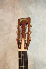 Branzell Tone Top All Koa guitar slotted headstock