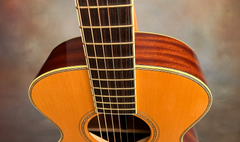 Brondel C3 Sapele guitar Ivoroid bindings