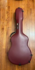 Calton Martin OM28 Burgundy guitar case