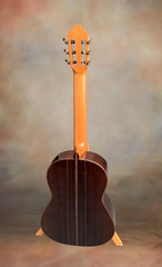 Cadiz Concert classical guitar full back view