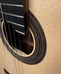 Cadiz Concert classical guitar rosette detail