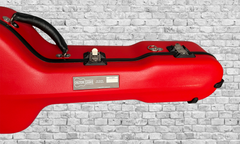 Red Calton Martin Dreadnought guitar case details