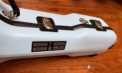 Calton case for an Olson Parlor guitar for sale in Dresden Blue