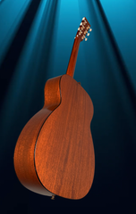 Collings 01-A-TS mahogany guitar glam shot back