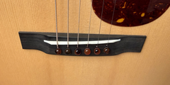 Collings 01-A-TS mahogany guitar bridge