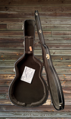 Collings 01-A-TS mahogany guitar case interior