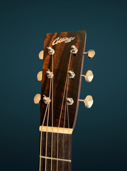 Collings 02-G guitar exotic ebony headstock faceplate