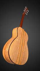 Cumpiano Sycamore OM guitar glam shot back