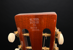 Martin Ditson Dreadnaught 111 guitar brand on back of headstock