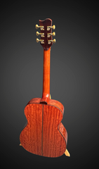 ELB Grand Concert Bubinga guitar full back view