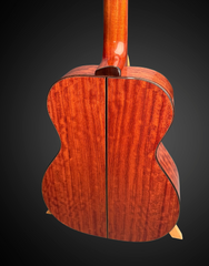 ELB Grand Concert Bubinga guitar back