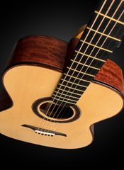 ELB Grand Concert Bubinga guitar with gold EVO frets
