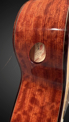 ELB Grand Concert Bubinga guitar with side sound port