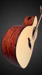 ELB Grand Concert Bubinga guitar with Brazilian Cherry top trim
