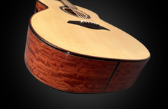 ELB Grand Concert Bubinga guitar with French polish finish