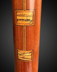 Hiro Ebata Style D cutaway guitar neck inlays