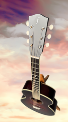 Flammang EL35 guitar promo shot