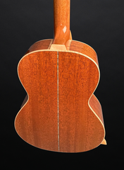 Froggy Bottom A12 Dlx Sunburst Mahogany guitar with abalone back strip