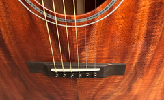 Froggy Bottom H12 Ltd All Koa guitar ebony bridge