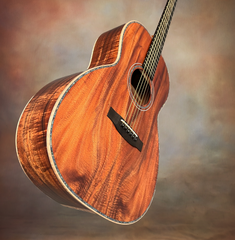 Froggy Bottom H12 Ltd All Koa guitar New Zealand pau abalone top perimeter