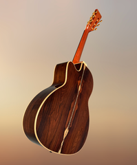 Froggy Bottom H12c Brazilian rosewood guitar abalone back strip