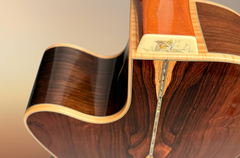 Froggy Bottom H12c Brazilian rosewood guitar owl engraved heel cap