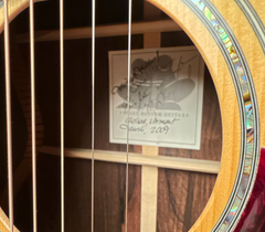 Froggy Bottom H12c Brazilian rosewood guitar interior signed label