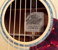 Froggy Bottom H14c guitar interior label