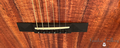 Froggy Bottom H12 Limited All Koa guitar pyramid bridge