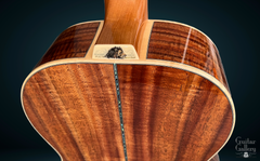 Froggy Bottom H12 Limited All Koa guitar engraved heelcap